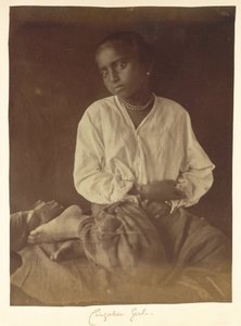 Meisje, Ceylon door Julia Margaret Cameron